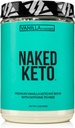 Meztelen Vanilla Keto - Premium Vanilla Keto Fat Bomb Powder - Semmi mesterséges - Gluten- Free Keto Bomb Vanilla Mct Oil Powder No Gmos - 1.3 Lb