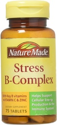 Természet Készített Stressz B Komplex cink mérete 75ct (csomag 2) 150 ct Összesen