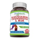 Pure Naturals Glucosamine Chondroitin + MSM Supplementary 124; 1850 Mg