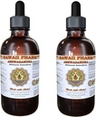 Ashwagandha Folyékony kivonat, Organic Ashwagandha (Withania Somnifera) Szárított gyökértinktúra kiegészítés 2x4 oz