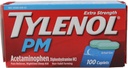 TYLENOL PM Extra Strength Pain Reliever / Éjszakai alvássegítő Caplets 100 ea