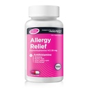 Allergia enyhítése, antihisztamin, difenhidramin HCL 25 mg, enyhíti szezonális beltéri vagy kültéri allergia, orrfolyás, tűszúrás allergia enyhítése (1000 kapszula)