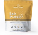 Sprout élő epikus fehérje, növényi alapú fehérje & Superfoods Powder, Vanilla Lucuma Powder 124; 20 Grams Organic Protein Powder, Vegan, Non Dairy, Non-GMO, Gluten Free, Low Sugar (5 font, 60 szervadékok)