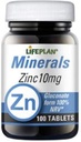 Lifeplan 10mg Cink Glukonát Elemental - 100 tablettát tartalmazó csomag