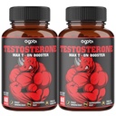 2 csomag 60 kapszula - 11 gyógynövény Ginseng, Ashwagandha, Tribulus & More kombinációjával.