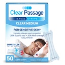 Nasal Strips Medium, Clear, 50 ct