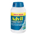 Advil Liqui- Gels fájdalom enyhítő és láz csökkentő, fájdalomcsillapító felnőttek Ibuprofen 200mg fejfájás, hátfájás, menstruációs fájdalom és ízületi fájdalom enyhítő - 200 folyadék töltött kapszula