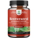 Fiatal Trans Resveratrol Supplement - Resveratrol kapszula AMPK Activator for Cellular Health & Vitality - AMPK Metabolikus Aktivátor Metabolizmus Boost & Cellularis Hatékonyság - 60 Count