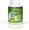 Élet DHA All- Vegetáriánus DHA étrend kiegészítés támogatja a egészséges agy, szem és szív, nem GMO A fenntartható növényi forrás 200 mg DHA Omega3 60 Softgels