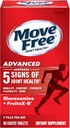 Mozgatás Free Advanced Glucosamine Chondroitin + Kalcium Fructoborate Közös Támogatási Kiegészítés, Támogatja a Mobilitás Comfort Strengability & Bone - 80 tabletta (40 adag) *