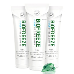 Biofagyasztás Professional Pain Relief Gel, 4 oz Tube (3- Pack) - Fast, Cooling Relief for Arthritis, Muscle Studery, Joint, Back, Neck, Térdfájdalom & More