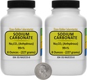 Nátrium-karbonát [CNa2O3] 99 +% ACS 1 Lb fokozatú por két űrsavvédő palackban