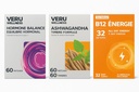 Veru Wellness Hormonal Balance for Women Compete Bundle - Myo- Inositol & D- Chiro, Ashwagandha, Energy - PMS, Mensural, Mood - Stressz és Energia (2 hónap)