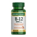 Természet Bounty vitamin B12 1000 µg kiegészítők, Támogatja az energia anyagcsere, 200 Ct