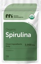 Micro Ingredients Organic Spirulina Supplement, 3000MG Per Serving, 720 Tabletten (4 Monate Versorgung), kein Filler & Non-GMO, Reich an Vegan Protein, Vitamine & Prebiotics, Premium Spirulina Pillen