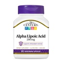 21. Century Healthcare Alpha Lipoic Acid 200 mg, 60 Vegetáriánus kapszula