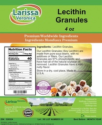 Lecitin granulátum (4 oz, ZIN: 526524) - 2 csomag