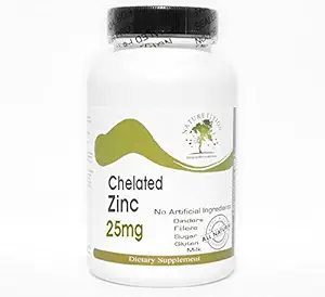 Chelated Cink 25mg ~ 200 kapszula - Nincs adalék ~ Naturetation kiegészítők