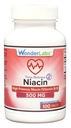 Wonder Laboratories High Potancy Time Release Niacin (B3-vitamin) 500 Mg 100 tabletta Non- GMO, glutén mentes kiegészítés