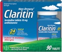 Claritin beltéri és szabadtéri allergia segélyezés, 90- tabletta