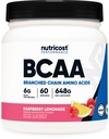 Nutricost BCAA Powder (Málna Lemonade, 60 Servings) - Optimal 2: 1: 1 arány