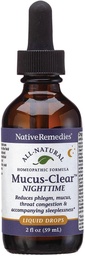 Native Remedies Mucus- Clear Nighttime - Ideiglenesen enyhíti a mucus congestion és támogatja a békés alvás