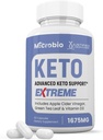 Microbio Keto ACV Extreme Pills 1675MG Keto Support Blend Capsule Alternative to Keto ACV Gummees Formuled with Apple Cider Vinegar Extra Virgin Olive Oil Powder Green Tea Leaf 60 Capsules