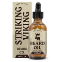 Striking Viking Vanilla Beard Oil for Men - Természetes származású kondicionáló Argan & Jojoba Olajok lágyításra, nedvesítésre és növekedésre (2 Oz)