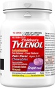 Tylenol Gyermekfájdalom Plusz láz, Szőlő, 24 rágótabletta (2-es csomag)