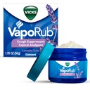 Vicks VapoRub, Levendulaillat, Köhögéscsillapító, Topical Mellkasi Rub & Analgetic Ointment, Medicated Vicks Vapors, Mentés a köhögés miatt hideg, Aches & Pains, 1.76oz
