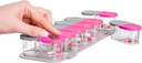 Smarely SMART XL Weekly Pill Organizer - extra nagy 7 nap AM / PM Pill Box 2 Times egy nap ingyenes emlékeztető App (nagy elég a Fit Fish Oil, Cod májolaj, D-vitamin kiegészítők & Vitaminok) (Rózsaszín / Gray)