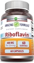 Amazing Formulas Riboflavin (B2-vitamin) Supplement 124; 400 Mg per Serving