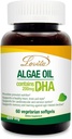 Lovita Alga olaj, Plant Based DHA Alternatív halolaj, Vegan Omega 3 DHA 200 mg, 60 Vegetáriánus Softgels