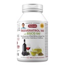 ANDREW LESSMAN Resveratrol- 100 EGCG 100mg - 180 kapszula - Két természetesen okkuráló antioxidánsok, Alkohol vagy koffein nélkül.