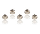 Hangfelvétel biztos Fit hallókészülék Domes Smoky Gray Tippek Füldarabok Comfortable for Open Fit BTE Hangerősítő PSAP Kit Láthatatlan 10mm (L x 5)