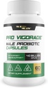Probiotikus Vigorade - Pro Vigorade Férfi Probiotikus kapszula - Férfi egészség támogatás Probiotikus Formula - Gut Support - Természetes Immuntámogatás - 40 milliárd CFU Prémium egészség támogató probiotikumok