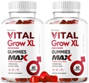 (2 csomag) Vital Grow XL Férfi Gumies - Férfi Performance Gumies 1050MG Vital GrowXL Blend, Vital Growth Gummy Advanced Gomitas Formula, 120 Gumies 2 hónapig