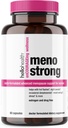 Menopause Ergänzungen für Frauen – Meno Strong Perimenopause Ergänzung für Nacht Sweats Relief, Schlaflosigkeit, Mood Swings, natürliche Hormon Balance, Stress, Hot Flashes Menopause Relief - 60 Kapseln