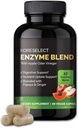 17 Enzyme Blend for Digestive Gut Health Support Supplement, Immun Support, Bloating & Gas Relief, Nutritent Absorption, with Apple Cider Vinegar, Ginger, Papaya - 60 kapszula