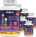 NuBest Tall Kids - Toddlers Vitamins and Kids Vitamins for Age 2 to 9 - Support Bone Strength, Teljes egészség és immunitás - Animal Shapes - 540 Chewable Berry Tablets - 124Pack 6
