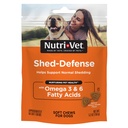 Nutri-Vet Shed Defense Weiche Chews für Hunde, Haut und Mantel Ergänzung für Hunde, Omega 3 von Fischöl, trockene und juckende Hautentlastung Behandlung, Welpen Essentials, 60 Soft Chews