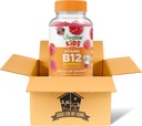 B12-es Gummies Bundle vitamin. Tartalmazza egy üveg 90 ct Életképes gyerekek B12-vitamin gumik. Diétás kiegészítés, Gluten Free, Non Gmo, és rágógumi B12 Vitaminok. Van hozzá egy jó dobozom!