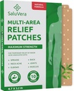 Patches - Extra nagy hőfoltok - Maximális szilárdság Természetes izom & Joint Relief Back Patches - Fast- Acting, Gentle on Skin, Hot Patches for Back, Boulder, Neck, Knee & Foot, 10 Pack (L)