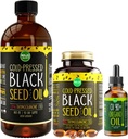 Maju Superfoods Nagy Fekete magolaj és Oregano Bundle