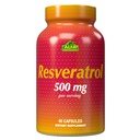 Resveratrol 1000mg Alfa Vitamins - Erőteljes antioxidáns, Segít megelőzni a sejtek károsodását - Támogatja az agy működését, szív- és érrendszeri egészség, anyagcsere, öregedésgátló hatások - 60 kapszula