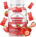 softbear Berberine Ceylon fahéjas gumival Organic Berberine HCL 1500 mg metabolizmus Immun Health Sugar - Berberine kiegészítők Epres ízesítésű 60