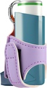 Beautyflier Asthma Inhaler Holder PU Leather Travel Handy Holder for Felnőttek és Gyerekek, Inhaler Nem tartalmazza