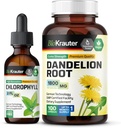 BIO KRAUTER Klorofill tinktúra 2 Fl. Oz. & Gyermekláncfű 100 kapszula