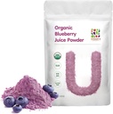 UNLEASH 'D szerves szerves áfonya lé por 16 oz 100% tiszta természetes zöld élelmiszer, gazdag antioxidánsok és vitaminok, támogatások emésztés és növeli az immunfunkció