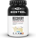BIOSTEEL Recovery Protein Plus Powder Supplement, Grass- Fed and Non-GMO Formula, Vanilla, 27 Servings